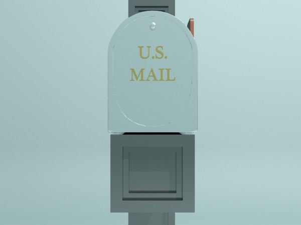 3d max mailbox mail box - Mailbox II by christiano247